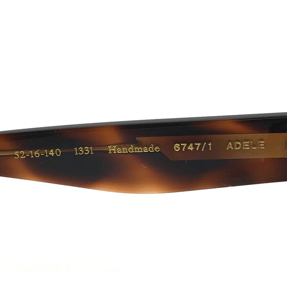 Gigi Studios Eyeglasses Frames ADELE 6747/1 Black Tortoise Havana 52-16-140